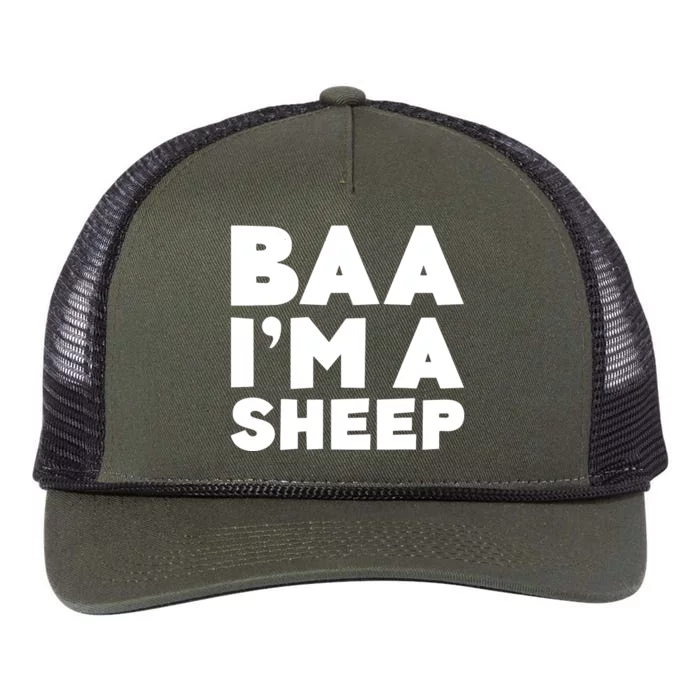 Baa Costume Shirts Retro Rope Trucker Hat Cap