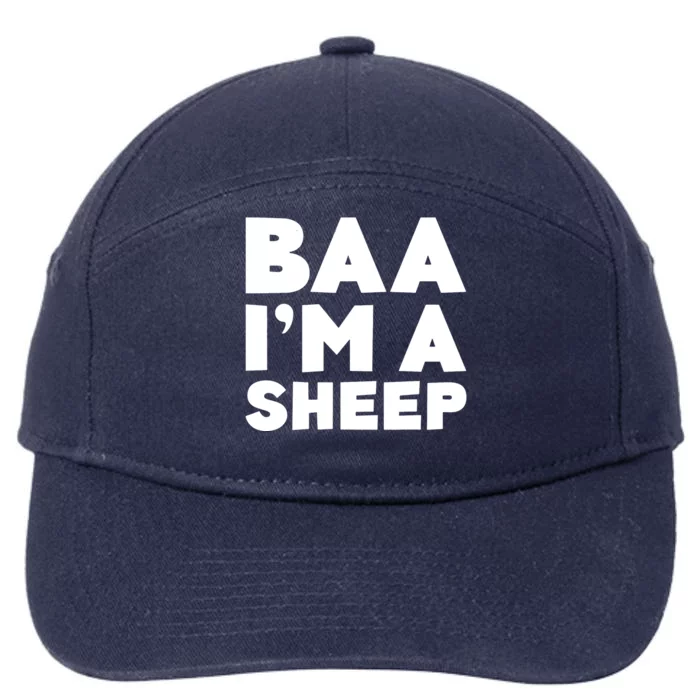 Baa Costume Shirts 7-Panel Snapback Hat