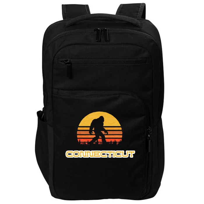 Bigfoot Connecticut State Sasquatch Yeti Legendary Monster Impact Tech Backpack