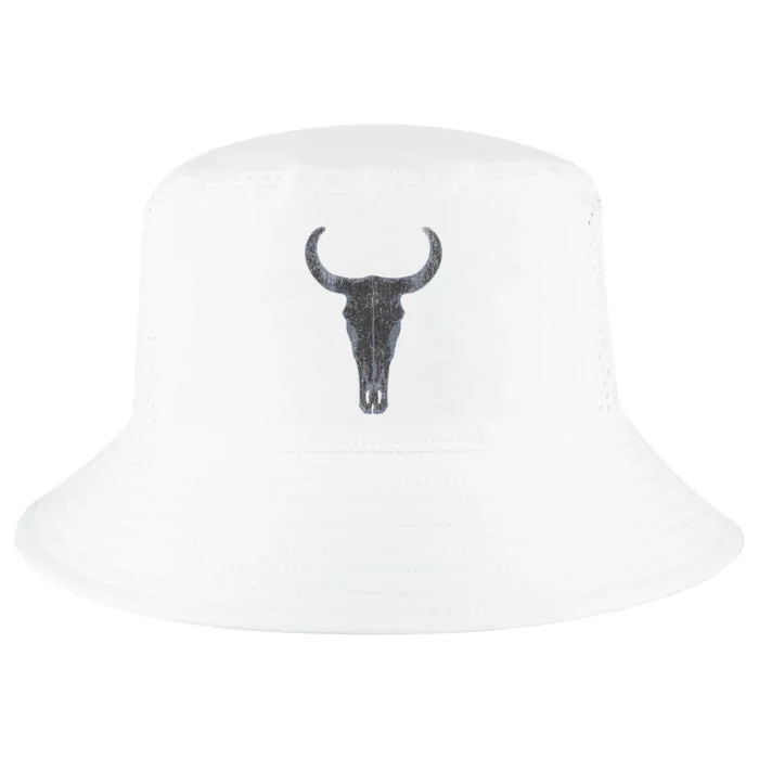 Boho Cow Skull Western Steer Skull Cowgirl Rancher Cool Comfort Performance Bucket Hat