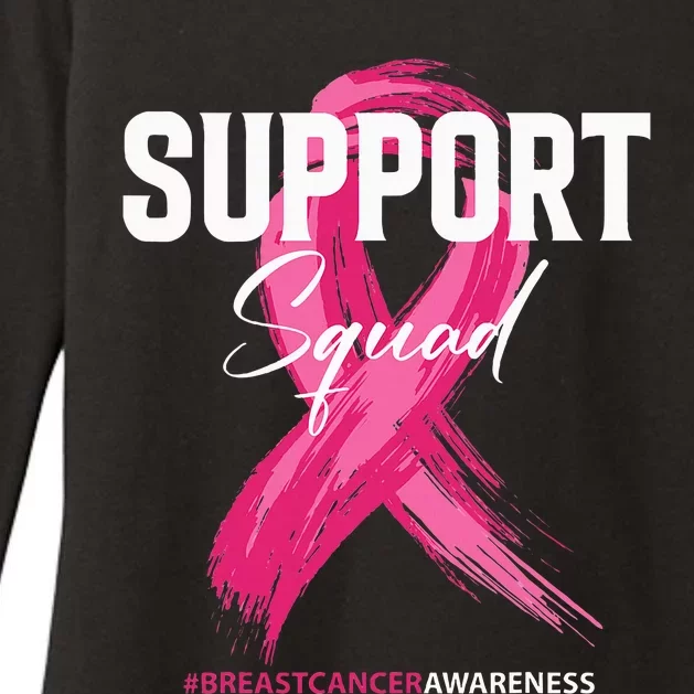 Breast Cancer Support Squad Breast Cancer Awareness Womens CVC Long Sleeve Shirt