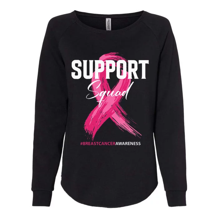 Breast Cancer Support Squad Breast Cancer Awareness Womens California Wash Sweatshirt