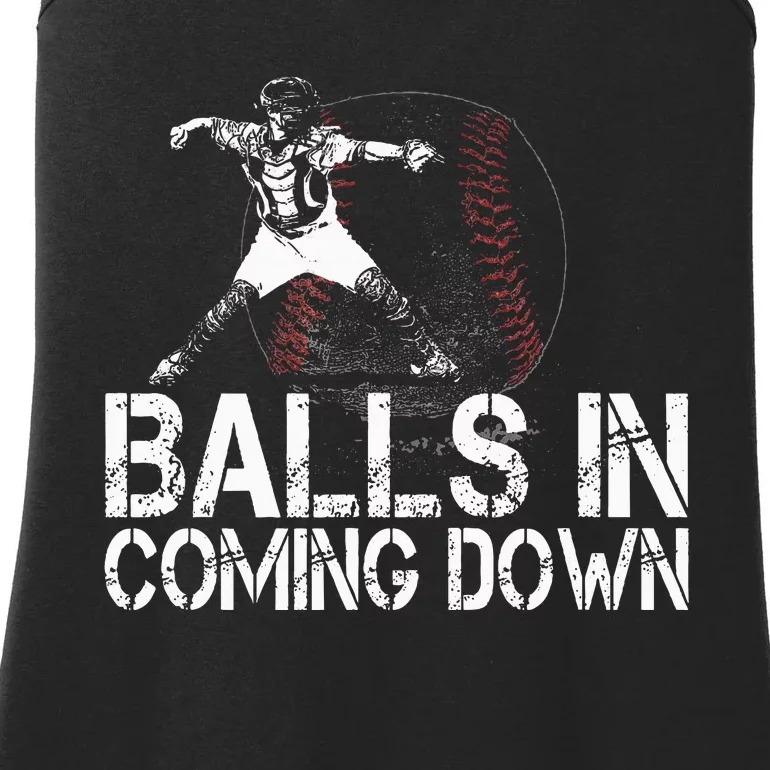 Baseball Catcher Softball Catcher Baseball Fan Ladies Essential Tank