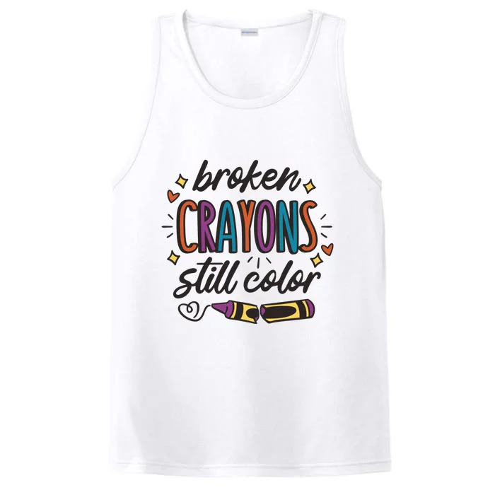 Broken Crayons Still Color Performance Tank