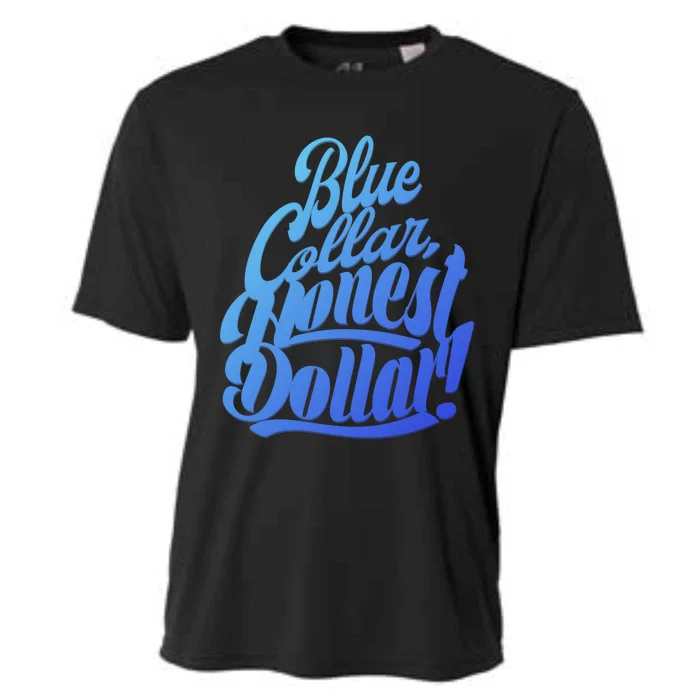 Blue Collar Skilled Labor Day American Worker Vintage Gift Cooling Performance Crew T-Shirt