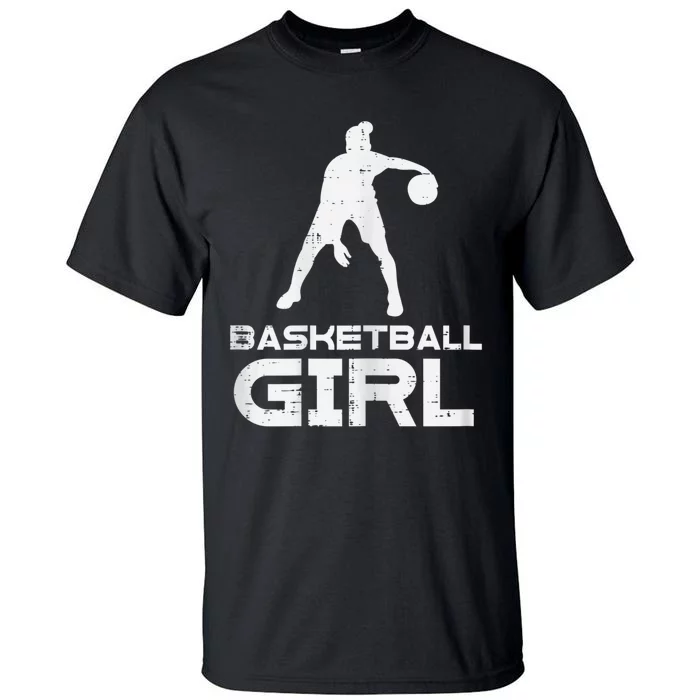 Basketball Cute Sports Lover Baller Player Women Tall T-Shirt