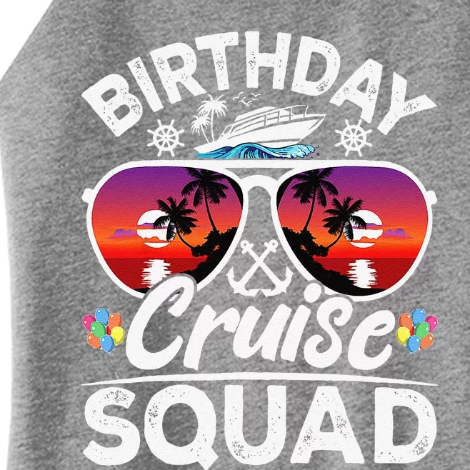 Birthday Cruise Squad Cruise Ship Party Group Vacation Trip Women’s Perfect Tri Rocker Tank