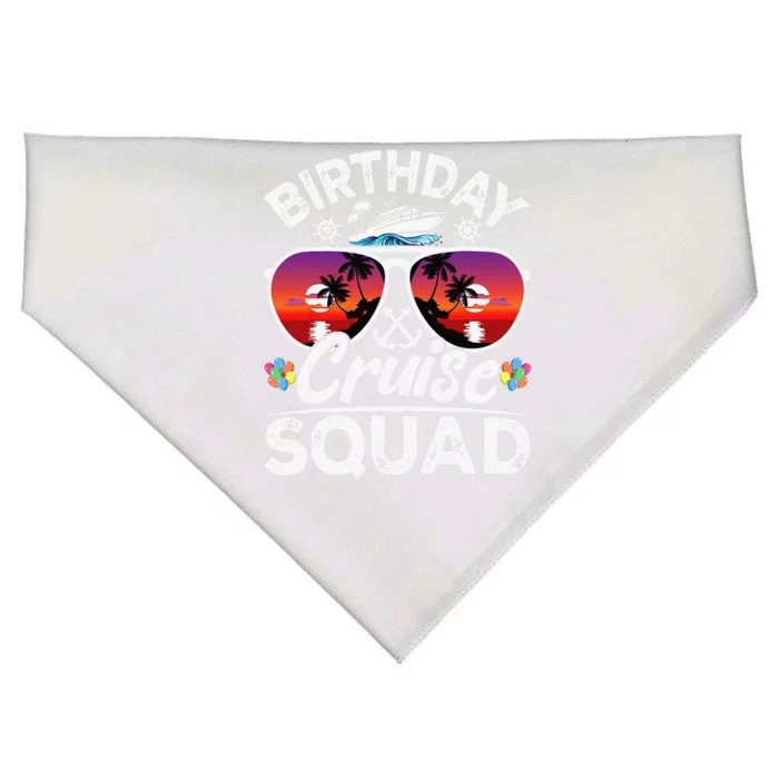 Birthday Cruise Squad Cruise Ship Party Group Vacation Trip USA-Made Doggie Bandana