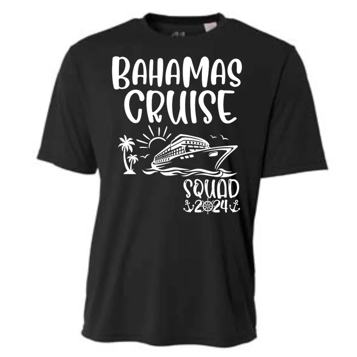 Bahamas Cruise Squad 2024 Bahamas Holiday Family Matching Cooling Performance Crew T-Shirt