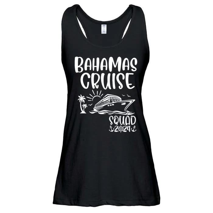 Bahamas Cruise Squad 2024 Bahamas Holiday Family Matching Ladies Essential Flowy Tank