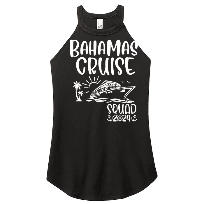 Bahamas Cruise Squad 2024 Bahamas Holiday Family Matching Women’s Perfect Tri Rocker Tank