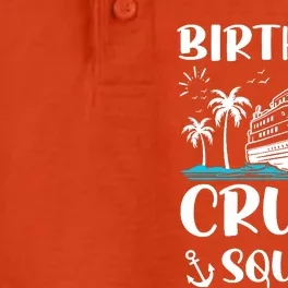 Birthday Cruise Squad Birthday Party Crew Dry Zone Grid Performance Polo