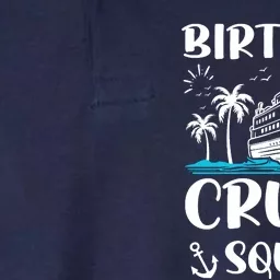 Birthday Cruise Squad Birthday Party Crew Softstyle Adult Sport Polo