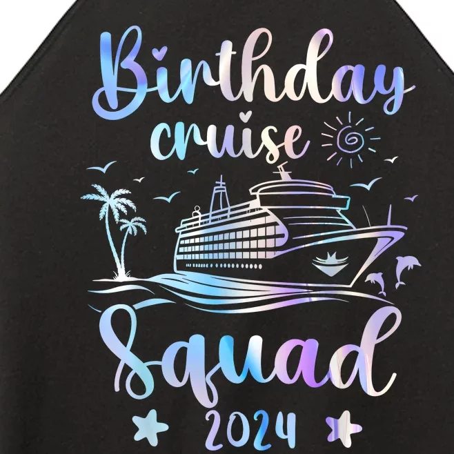 Birthday Cruise Squad 2024 Cruising Party Cruise Birthday Women’s Perfect Tri Rocker Tank