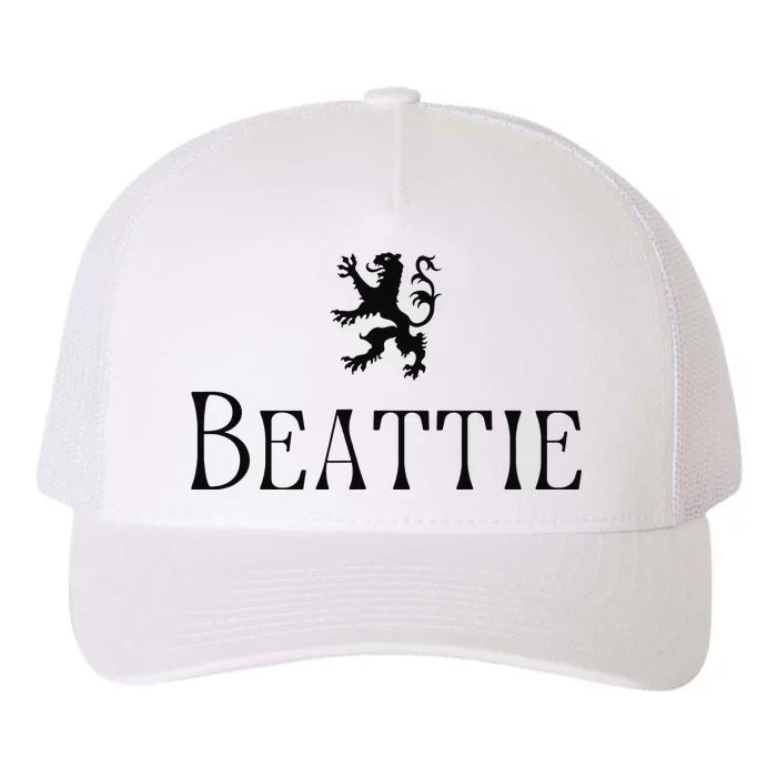 Beattie Clan Scottish Family Name Scotland Heraldry Yupoong Adult 5-Panel Trucker Hat