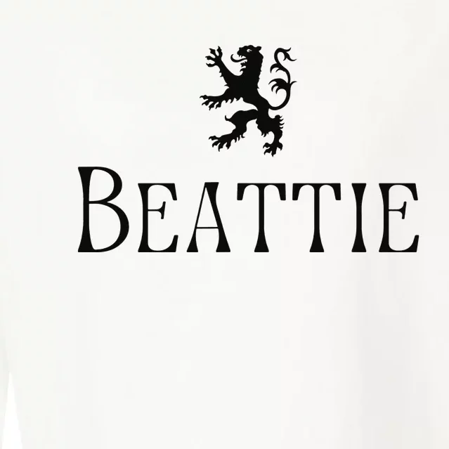 Beattie Clan Scottish Family Name Scotland Heraldry Cropped Pullover Crew