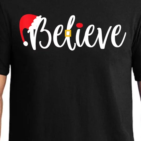 Believe Christmas Shirt Believe Santa TShirt Pajama Set