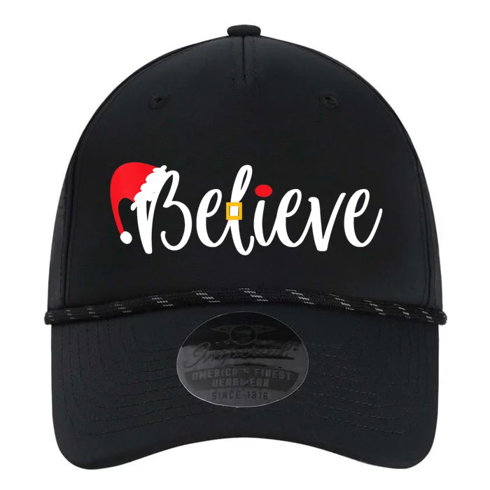 Believe Christmas Shirt Believe Santa TShirt Performance The Dyno Cap