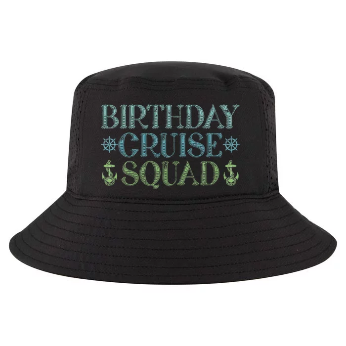 Birthday Cruise Squad Cruising Trip Party Vacation Birthday Cool Comfort Performance Bucket Hat