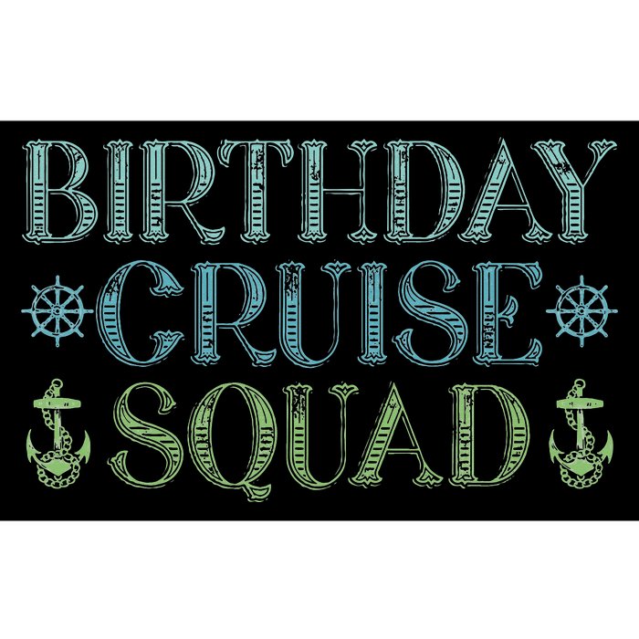 Birthday Cruise Squad Cruising Trip Party Vacation Birthday Bumper Sticker