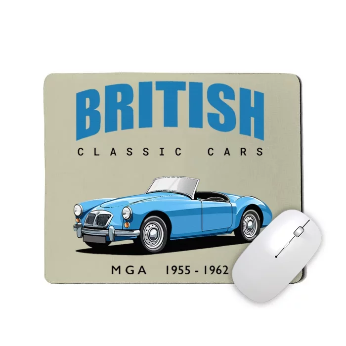 British Classic Sports Cars Mg Mga Mousepad