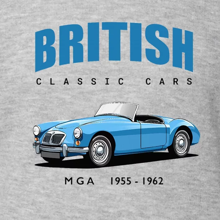 British Classic Sports Cars Mg Mga Toddler Sweatshirt