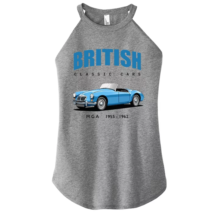 British Classic Sports Cars Mg Mga Women’s Perfect Tri Rocker Tank