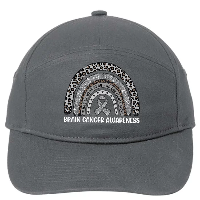 Brain Cancer Survivor In May We Wear Gray 7-Panel Snapback Hat