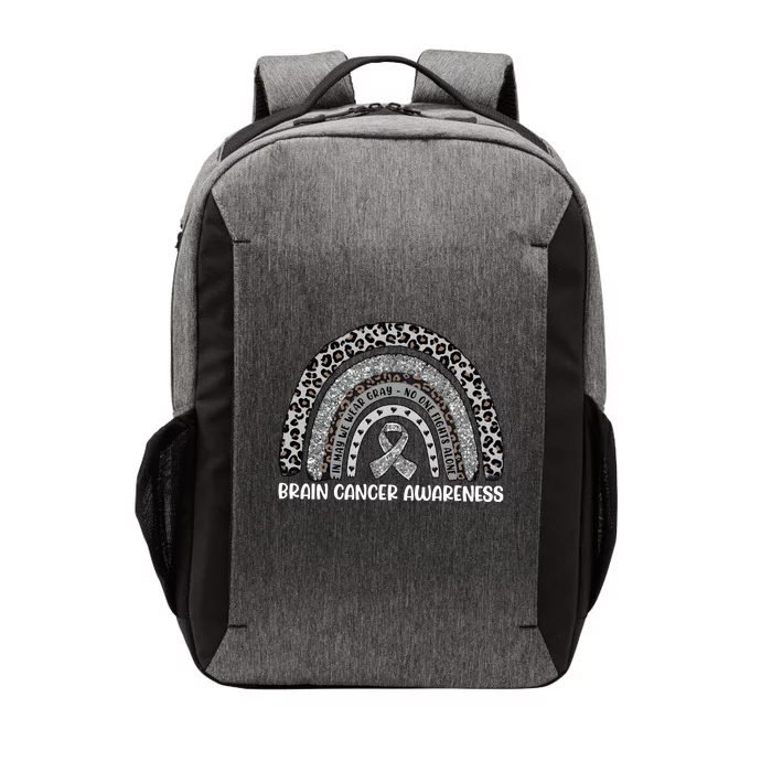 Brain Cancer Survivor In May We Wear Gray Vector Backpack