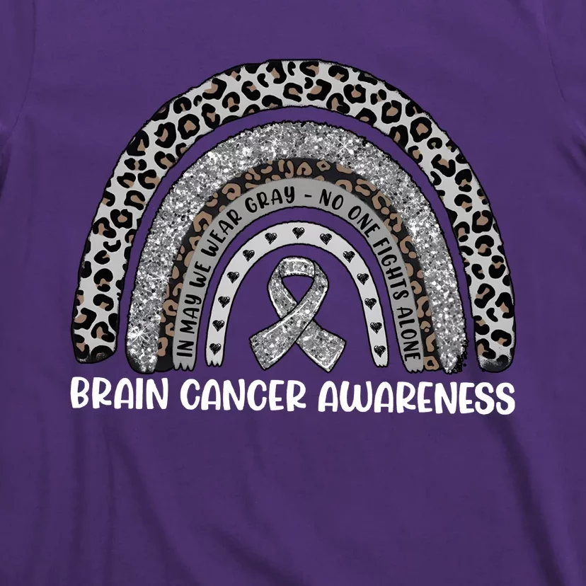 Brain Cancer Survivor In May We Wear Gray T-Shirt