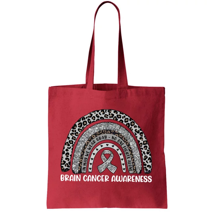 Brain Cancer Survivor In May We Wear Gray Tote Bag