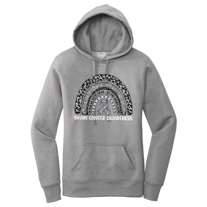 Brain Cancer Survivor In May We Wear Gray Women's Pullover Hoodie