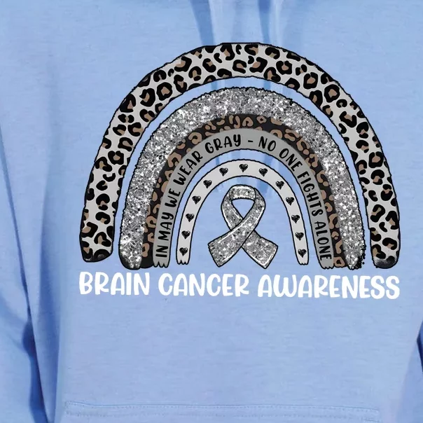 Brain Cancer Survivor In May We Wear Gray Unisex Surf Hoodie