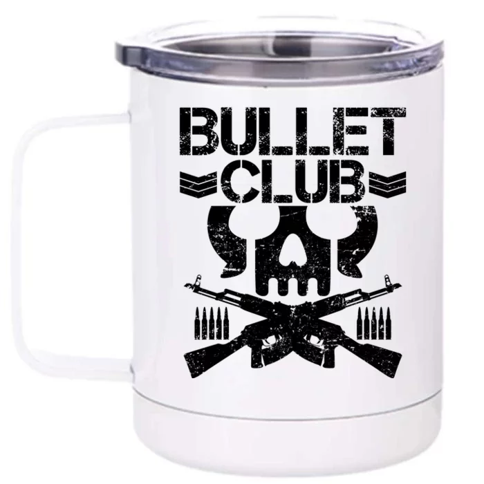 Bullet Club Skull Guns Front & Back 12oz Stainless Steel Tumbler Cup