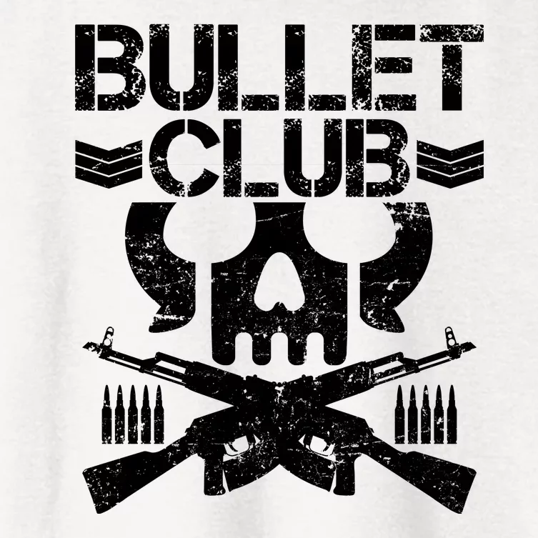 Bullet Club Skull Guns Women's Crop Top Tee