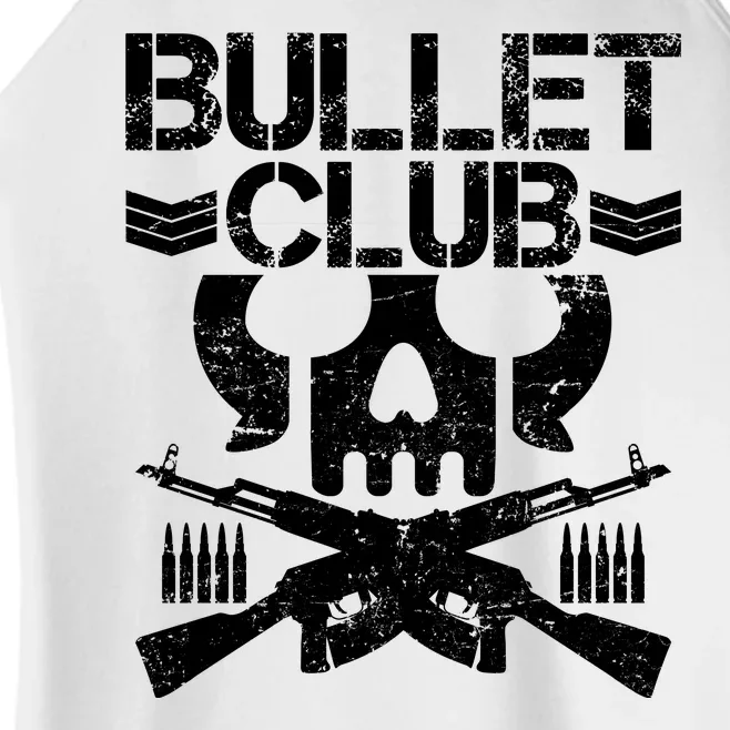 Bullet Club Skull Guns Women’s Perfect Tri Rocker Tank