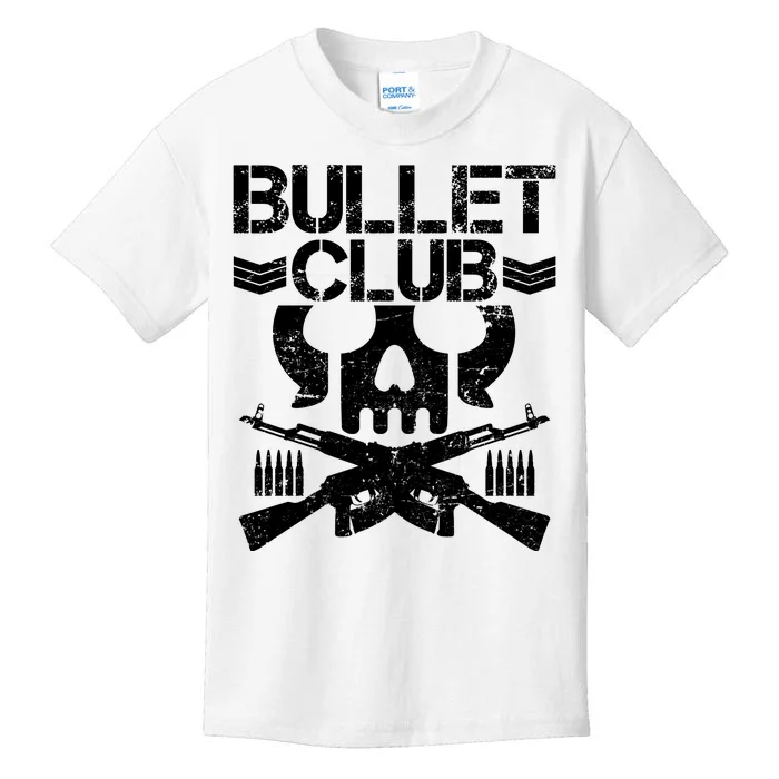 Bullet Club Skull Guns Kids T-Shirt