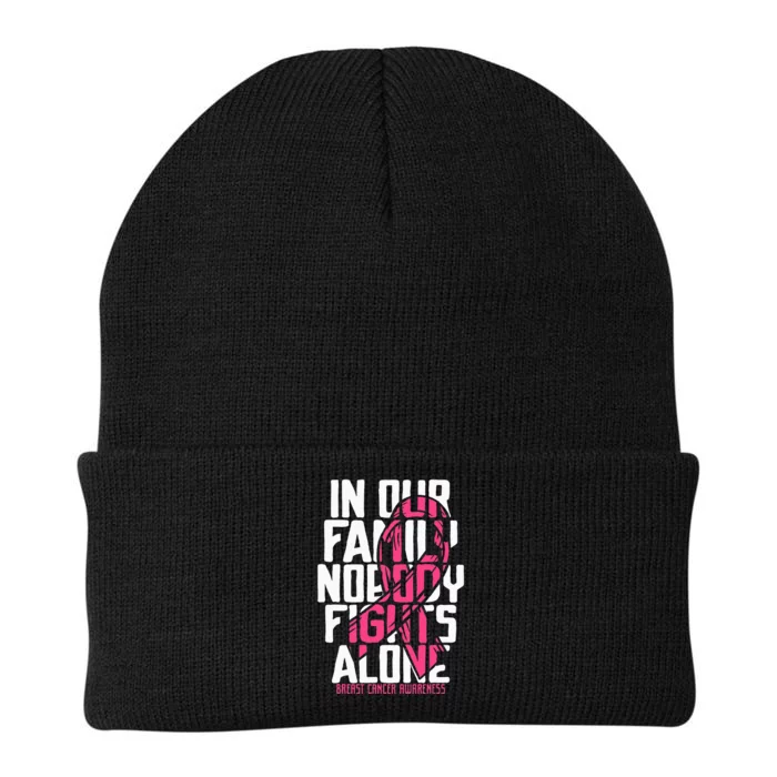 Breast Cancer Support Family Breast Cancer Awareness Knit Cap Winter Beanie