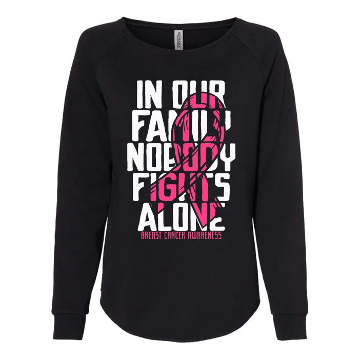 Breast Cancer Support Family Breast Cancer Awareness Womens California Wash Sweatshirt