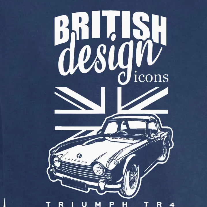 British Classic Super Car Triumph TR4 Garment-Dyed Sweatshirt