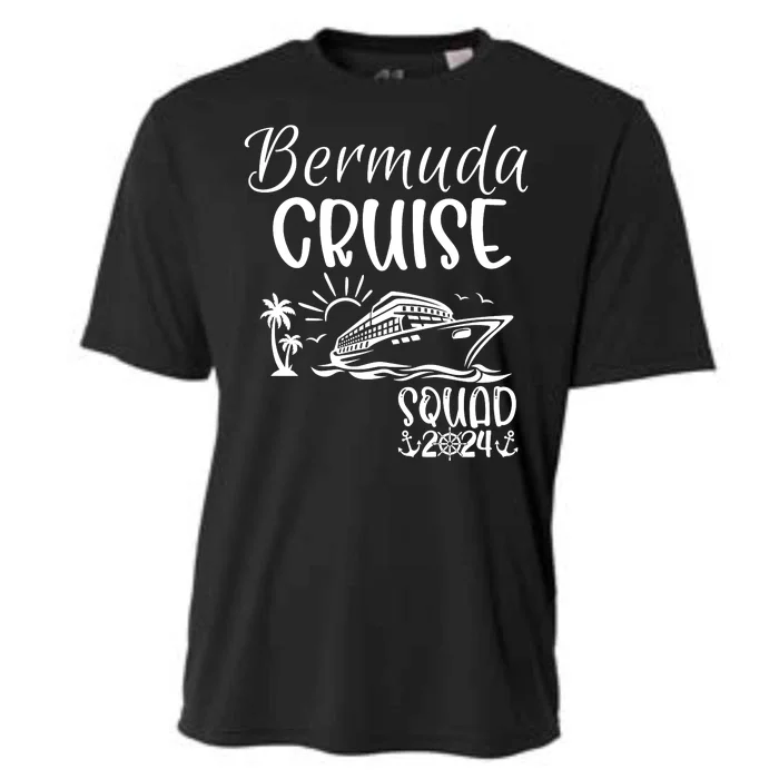 Bermuda Cruise Squad 2024 Bermuda Holiday Family Matching Cooling Performance Crew T-Shirt