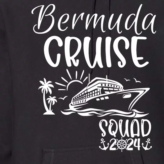 Bermuda Cruise Squad 2024 Bermuda Holiday Family Matching Premium Hoodie