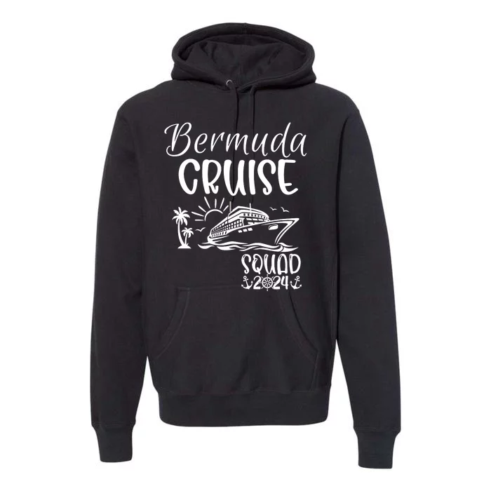 Bermuda Cruise Squad 2024 Bermuda Holiday Family Matching Premium Hoodie