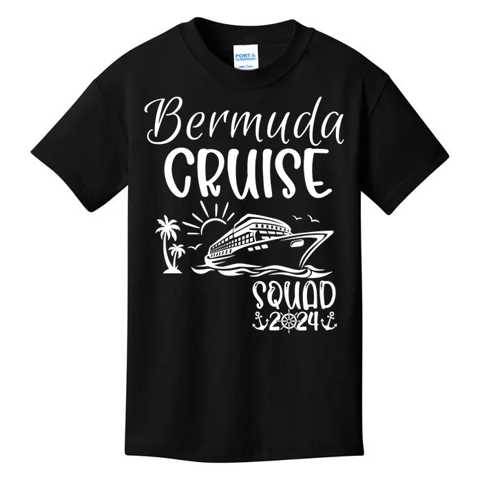 Bermuda Cruise Squad 2024 Bermuda Holiday Family Matching Kids T-Shirt