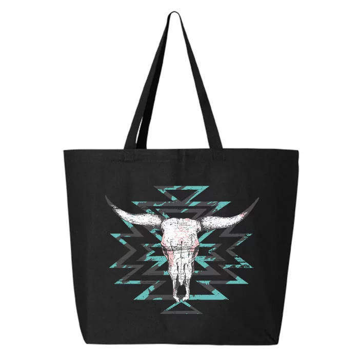 Boho Cow Skull 25L Jumbo Tote