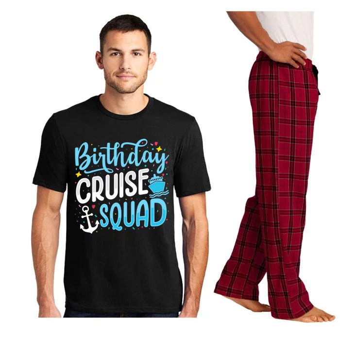 Birthday Cruise Squad Cruising Vacation Funny Crew Pajama Set