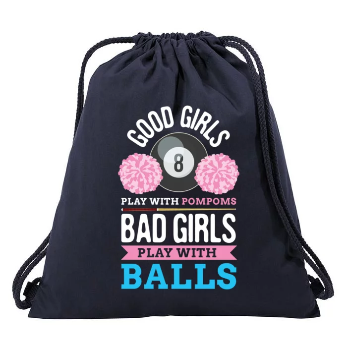 Billiards Cue Sport Game Pool Balls Billiard Player Gift Cute Gift Drawstring Bag