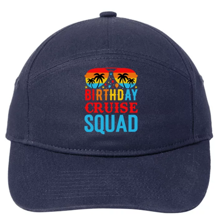 Birthday Cruise Squad 7-Panel Snapback Hat