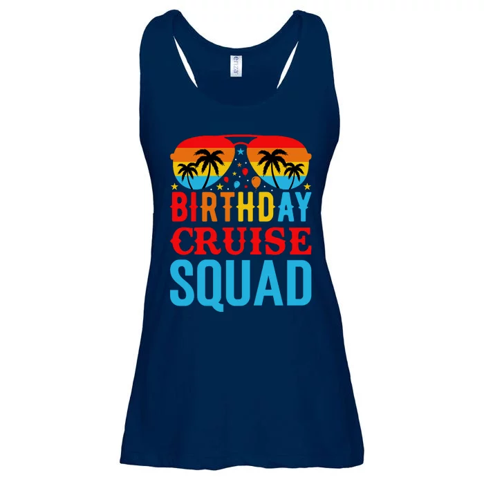 Birthday Cruise Squad Ladies Essential Flowy Tank