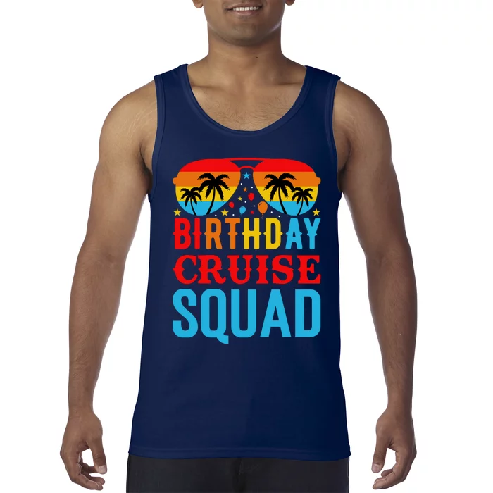 Birthday Cruise Squad Tank Top